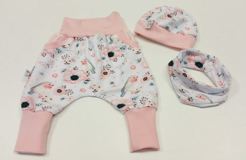 Atelier MiaMia Cool bloomers or baby set short and long robin cream 59